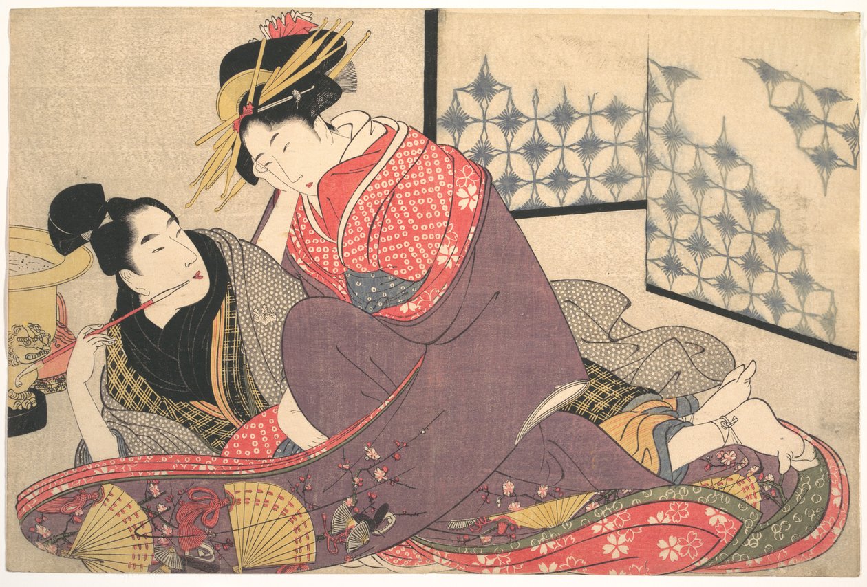 Erotikus nyomat alkotó: Kitagawa Utamaro
