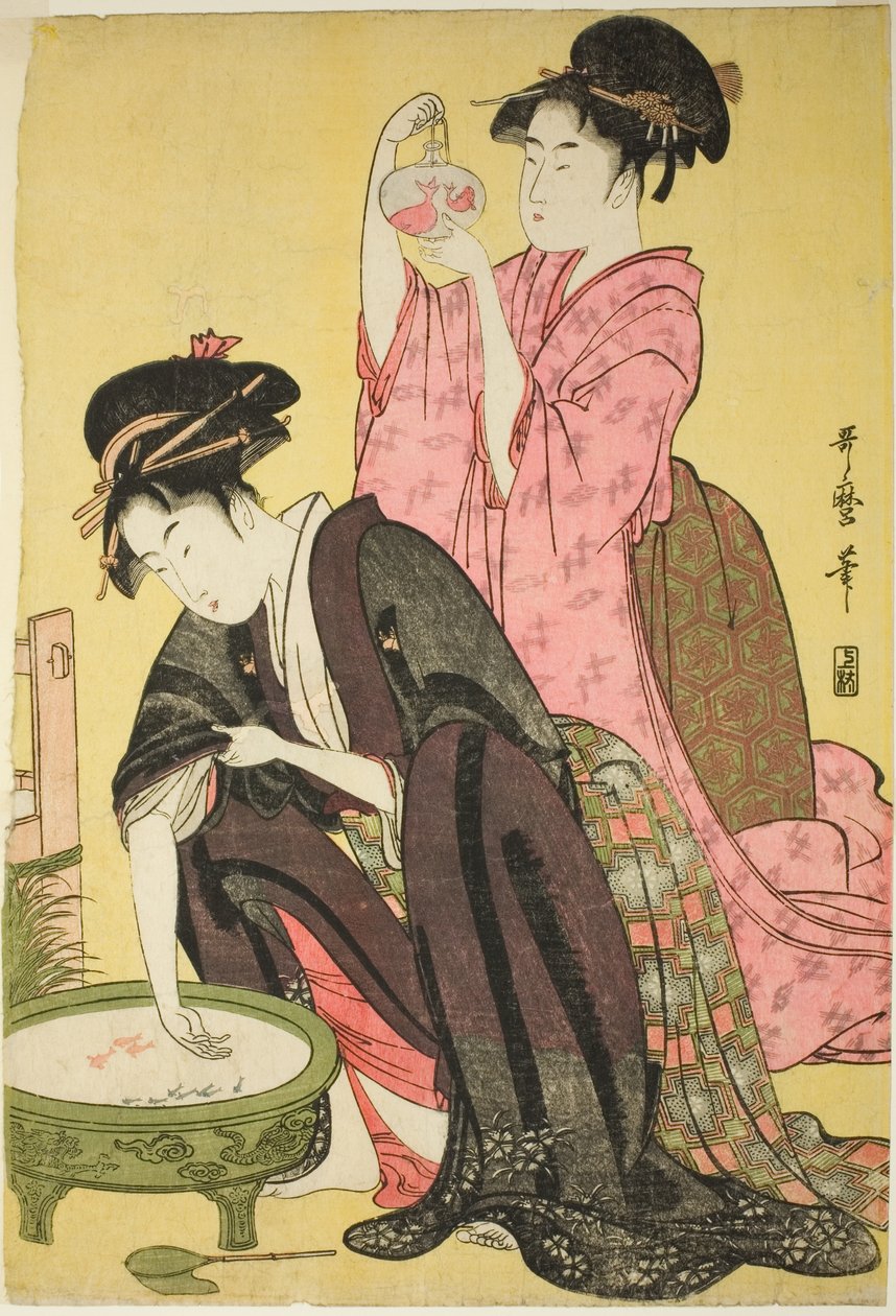 Aranyhal alkotó: Kitagawa Utamaro