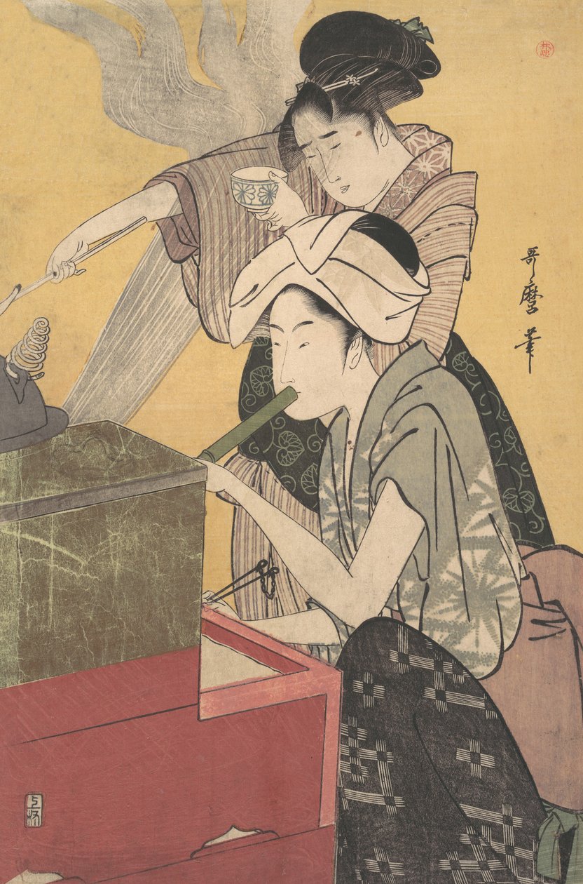 A konyhában kb. 1794-95. alkotó: Kitagawa Utamaro