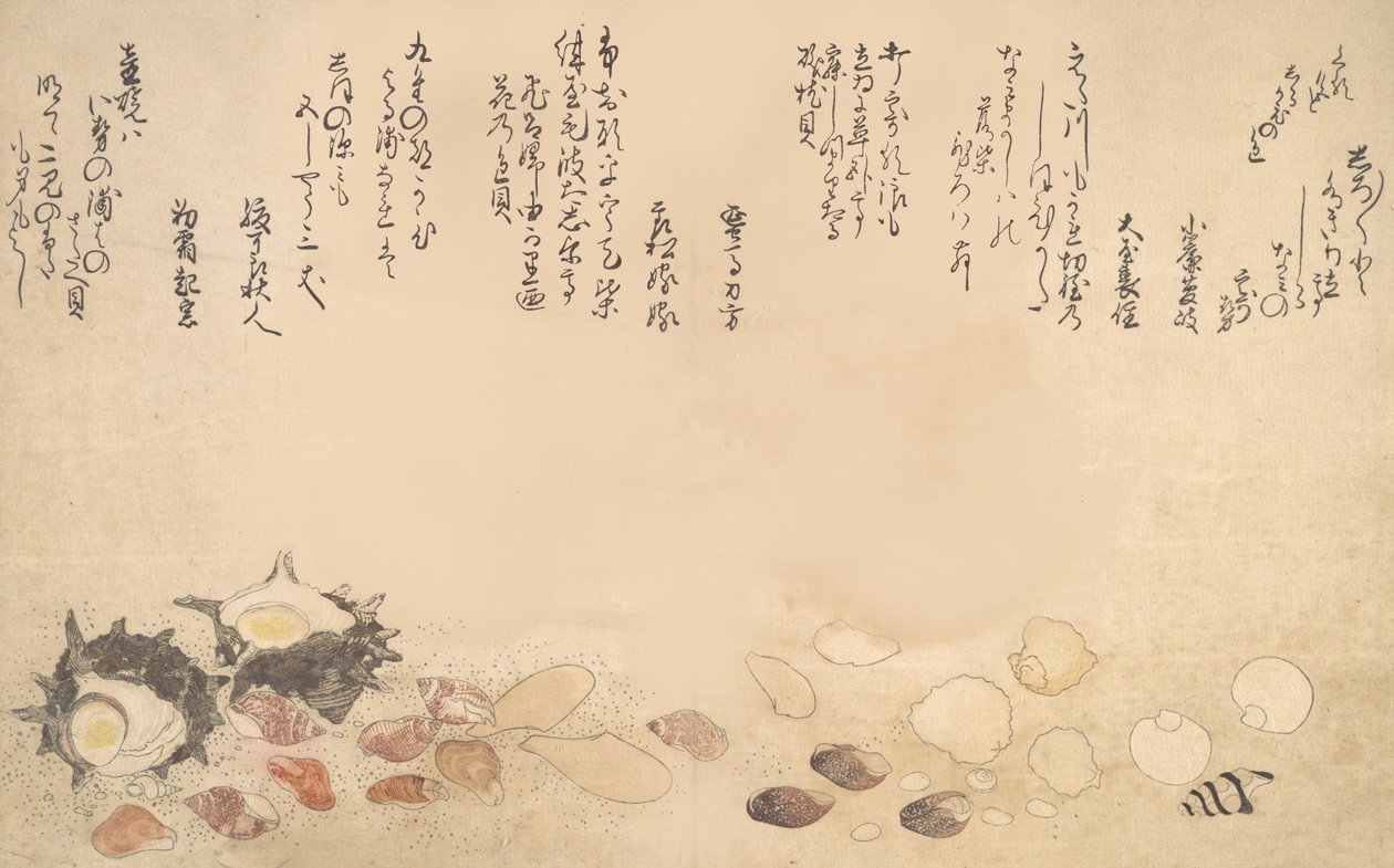 Kagylók a víz alatt, 1790. alkotó: Kitagawa Utamaro