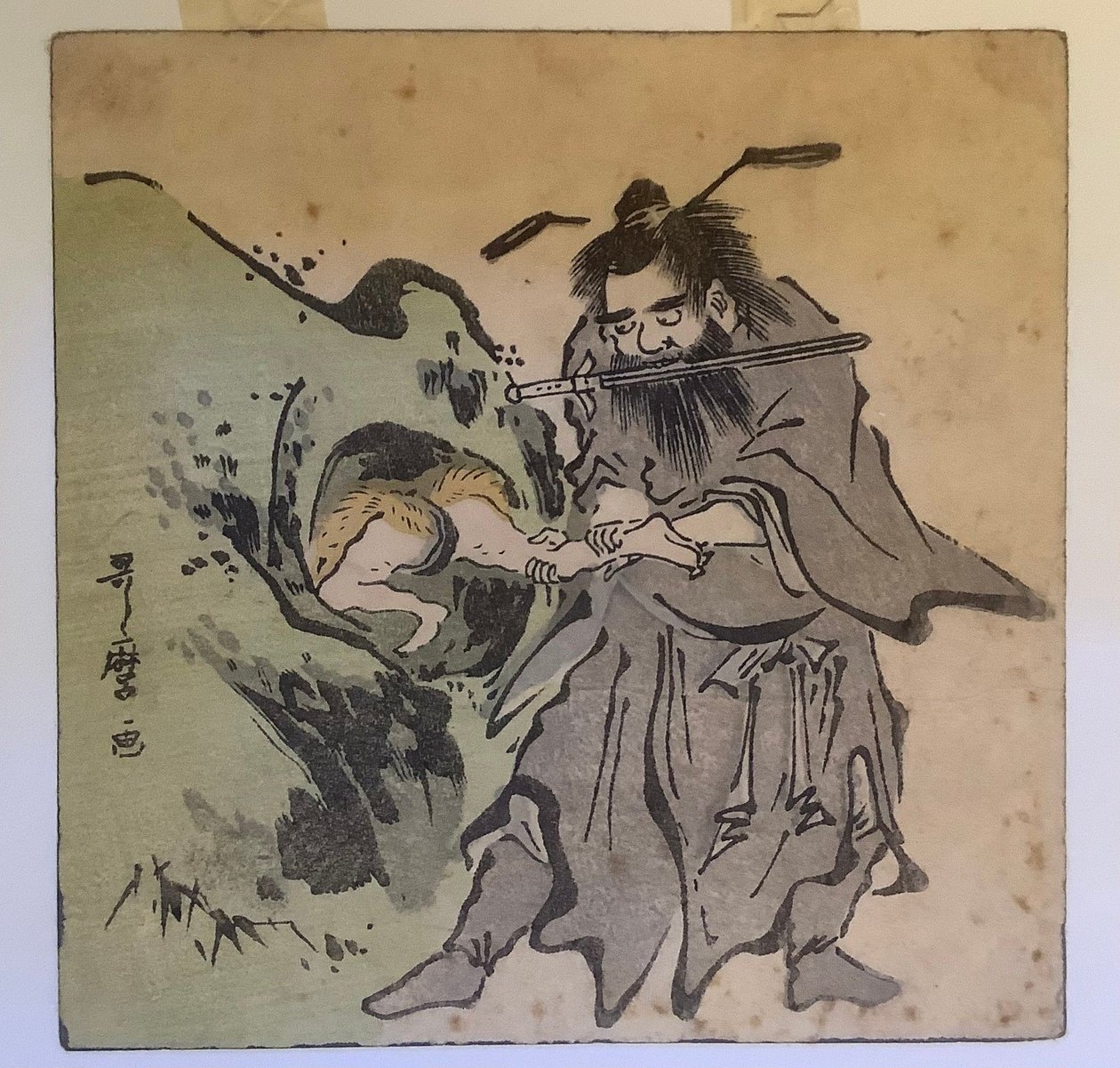 Shōki elfog egy onit alkotó: Kitagawa Utamaro