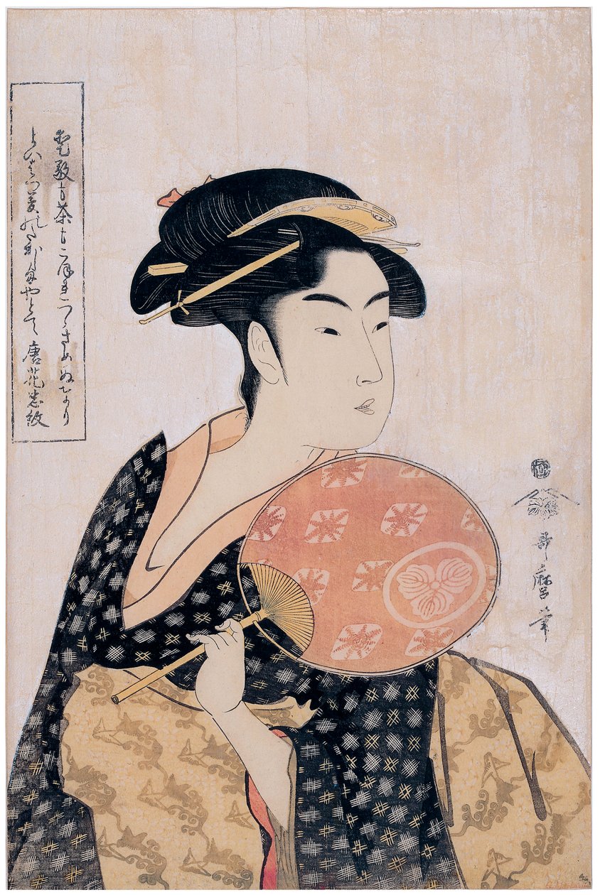 Takashima Oku Oku f Te Takashima Hands p, c. 1793 alkotó: Kitagawa Utamaro