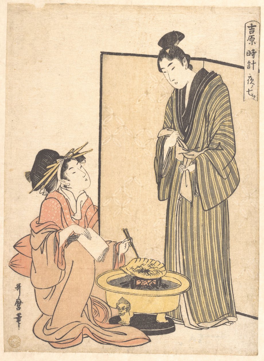 Az éjszaka hetedik órája alkotó: Kitagawa Utamaro