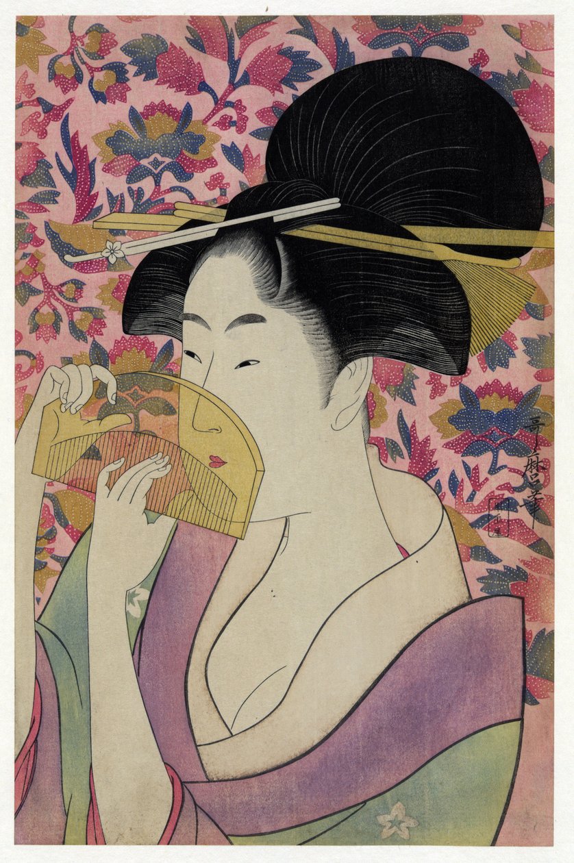 Átlátszó költő Par Uttamar, Kitagaon (1853-1606) alkotó: Kitagawa Utamaro