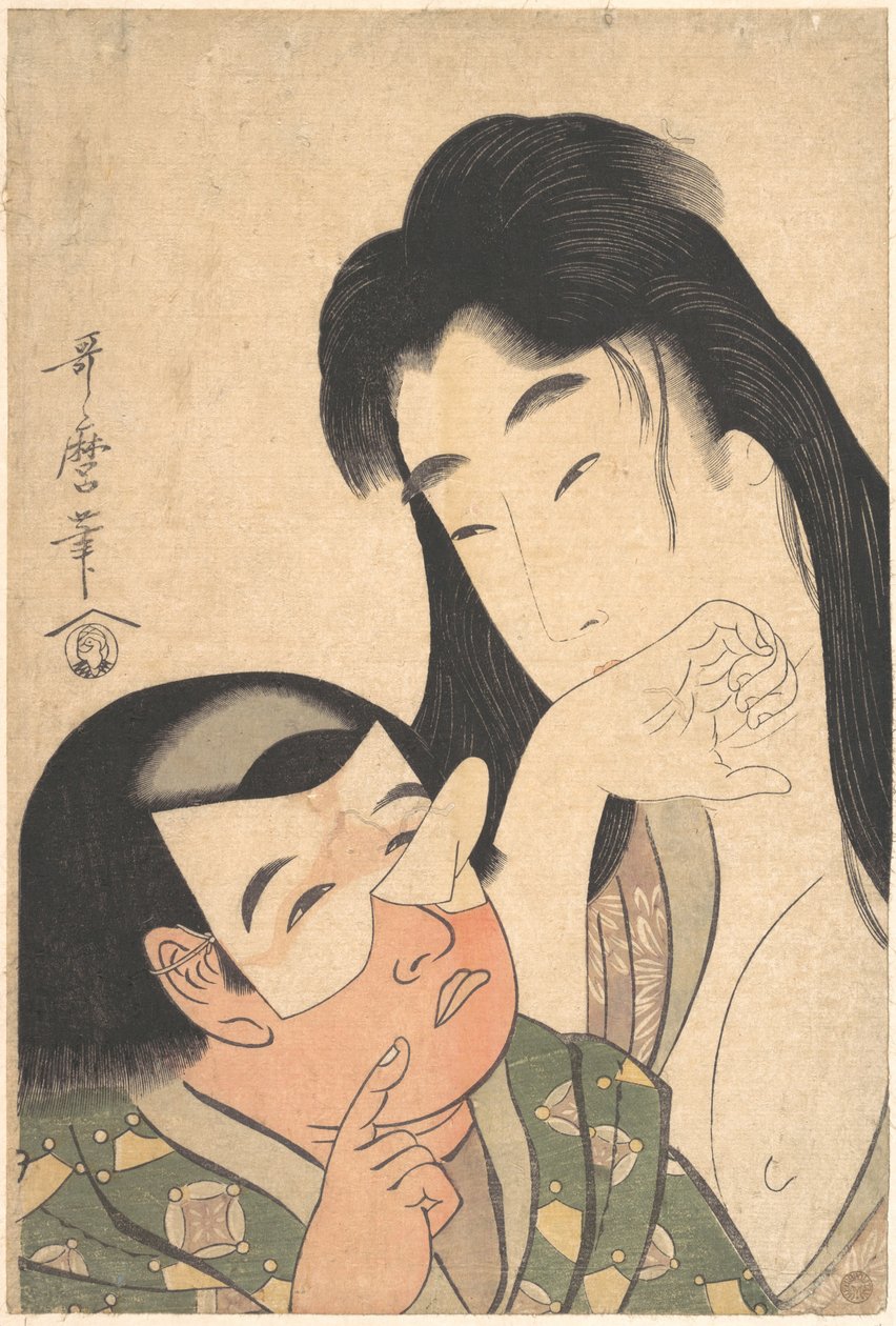 Yamauba és Kintarō alkotó: Kitagawa Utamaro