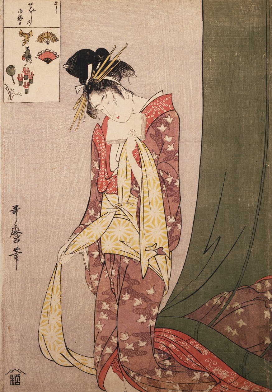 Ôgiya Hanaôgi alkotó: Kitagawa Utamaro