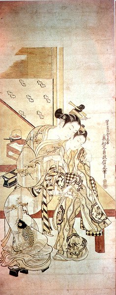 A szerelmes levél alkotó: Kitao Masanobu