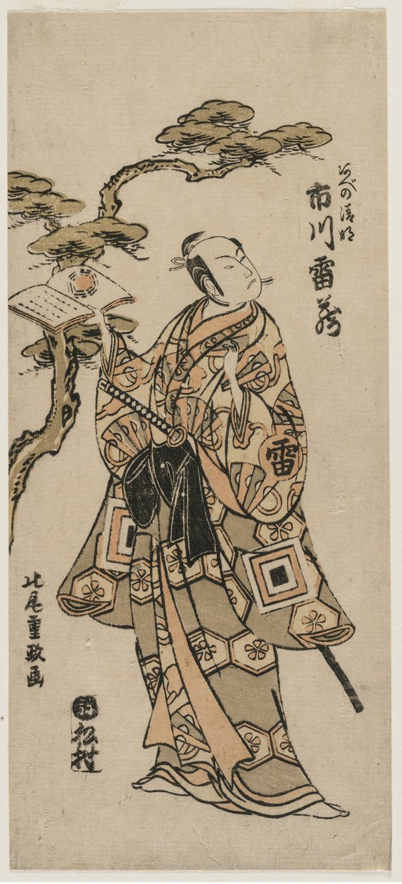 Ichikawa Lyzo As Abe élete, Air ry 1760-as évek. alkotó: Kitao Shigemasa