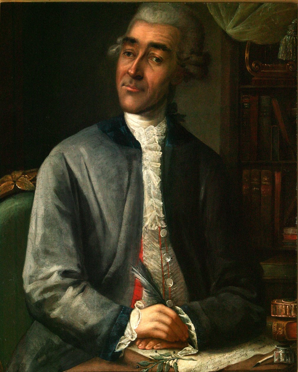 Vaszilij Grigorjevics Ruban író portréja 1742-1795, 1786 alkotó: Klipekov