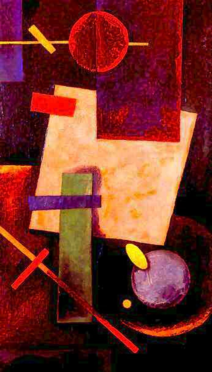 Szuprematista kompozíció, 1916 alkotó: Ivan Vassilyevich Klyun