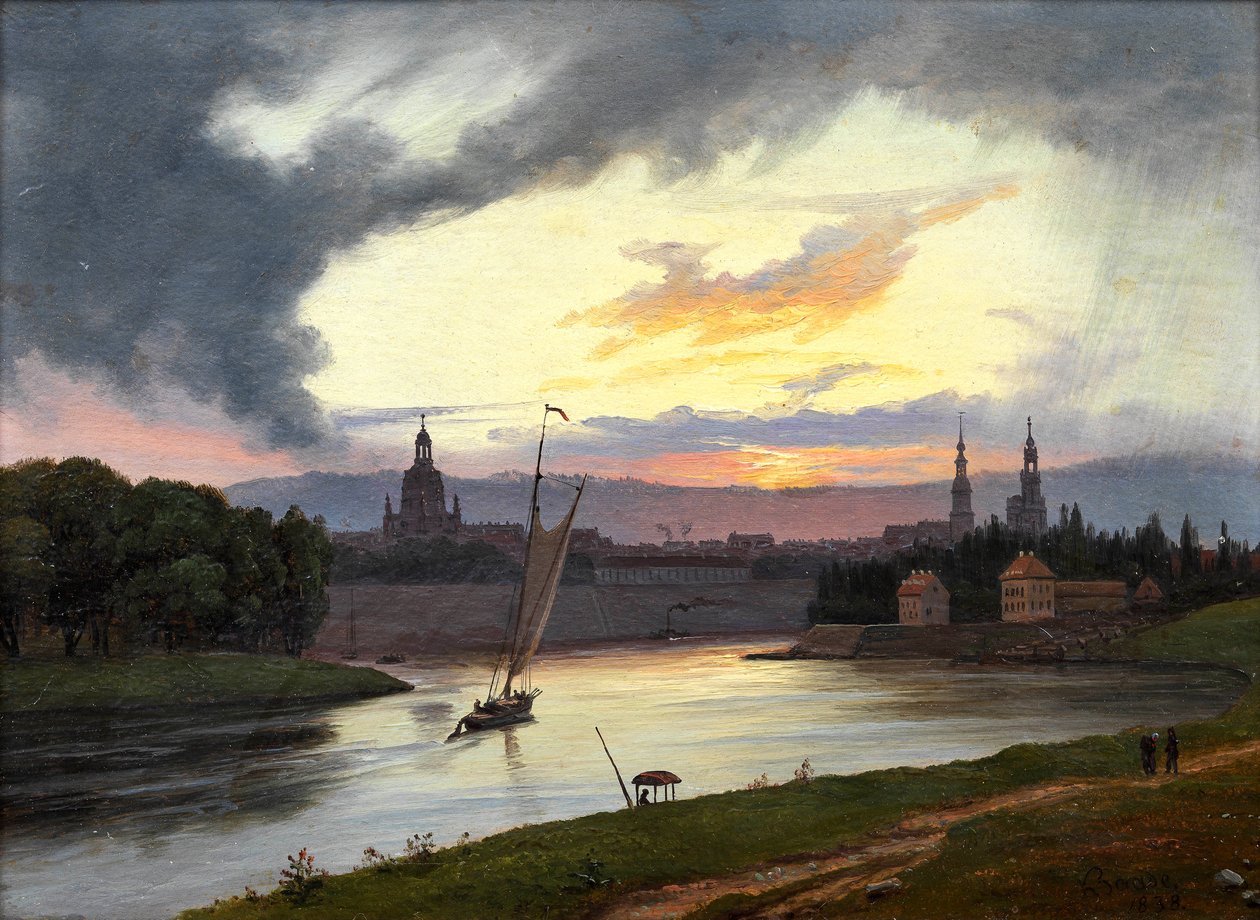 Norvég:  Dresden at Sunset Dresden at Sunset alkotó: Knud Baade
