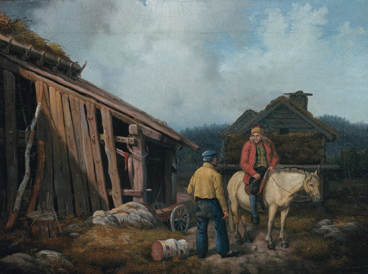 Ember egy lovon alkotó: Knud Bergslien