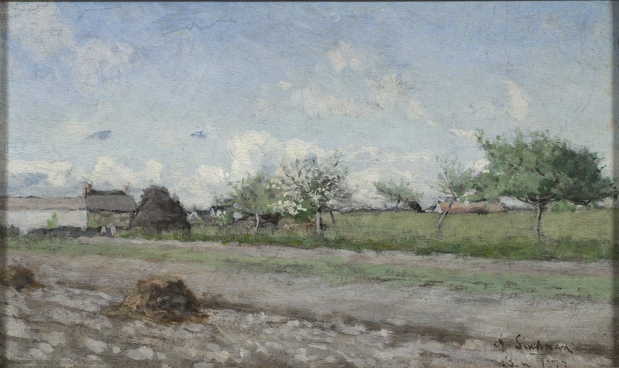 Almafa virágban, 1877 alkotó: Knut Axel Lindman