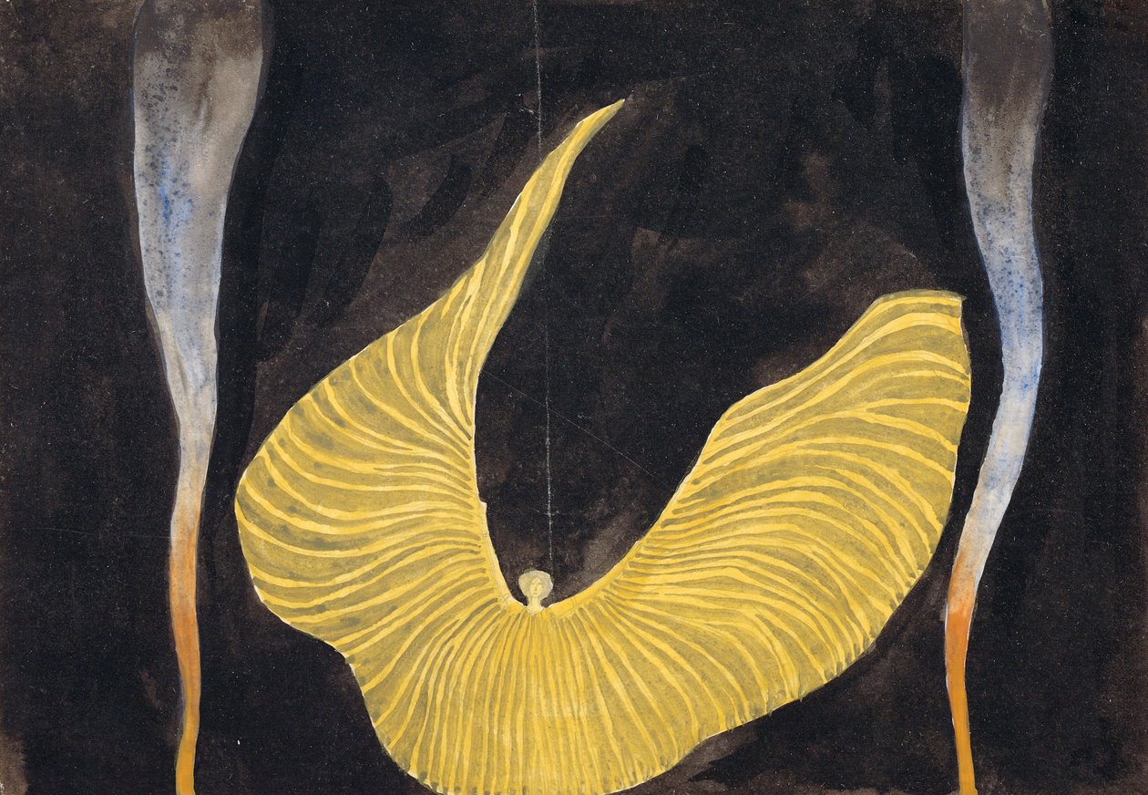 Loïe Fuller az Arkangyal táncban, 1902 alkotó: Koloman Moser