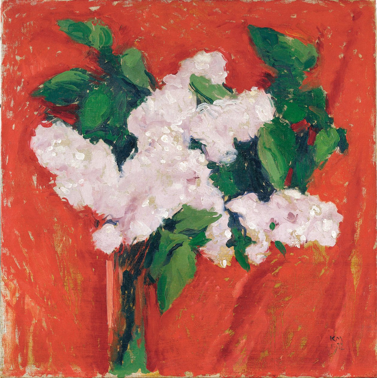 Flieder - Lila ... (olaj, vászon) alkotó: Koloman Moser