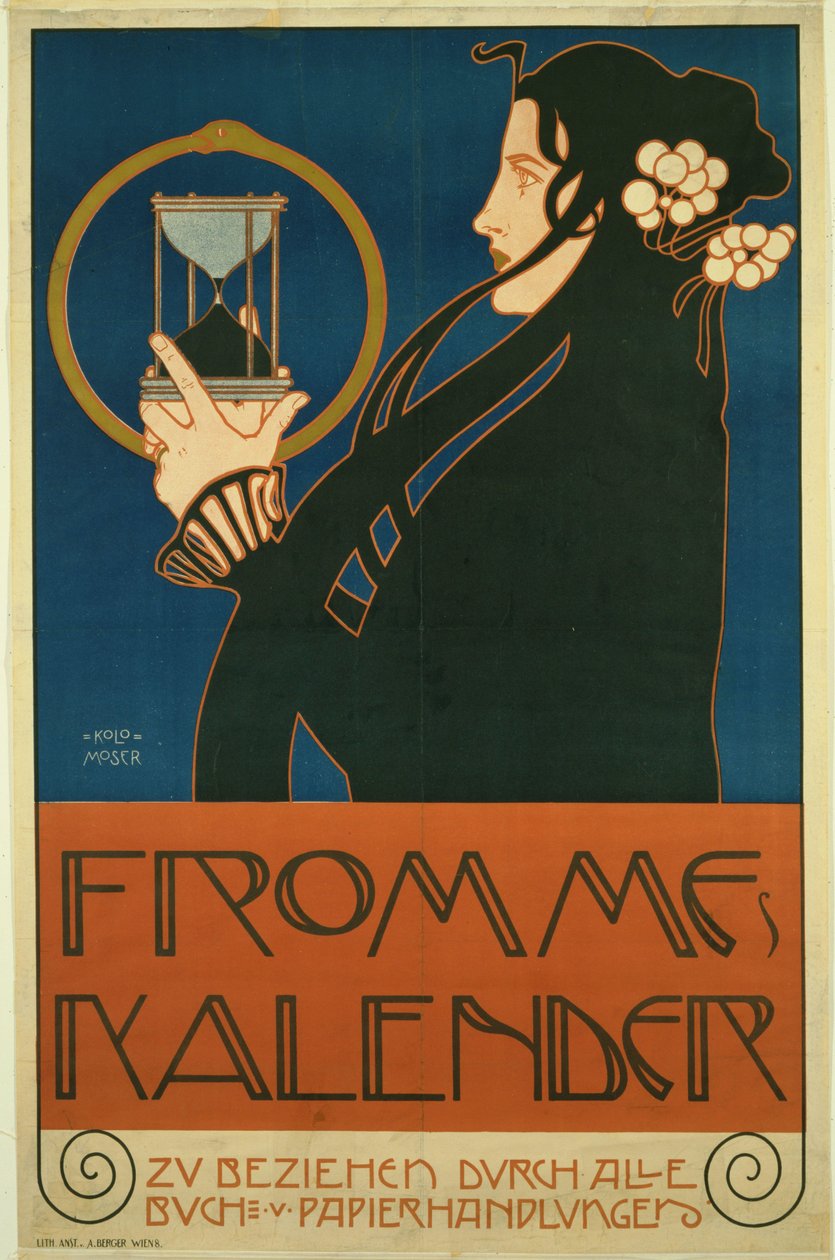 Frommes Kalender, 1903 alkotó: Koloman Moser