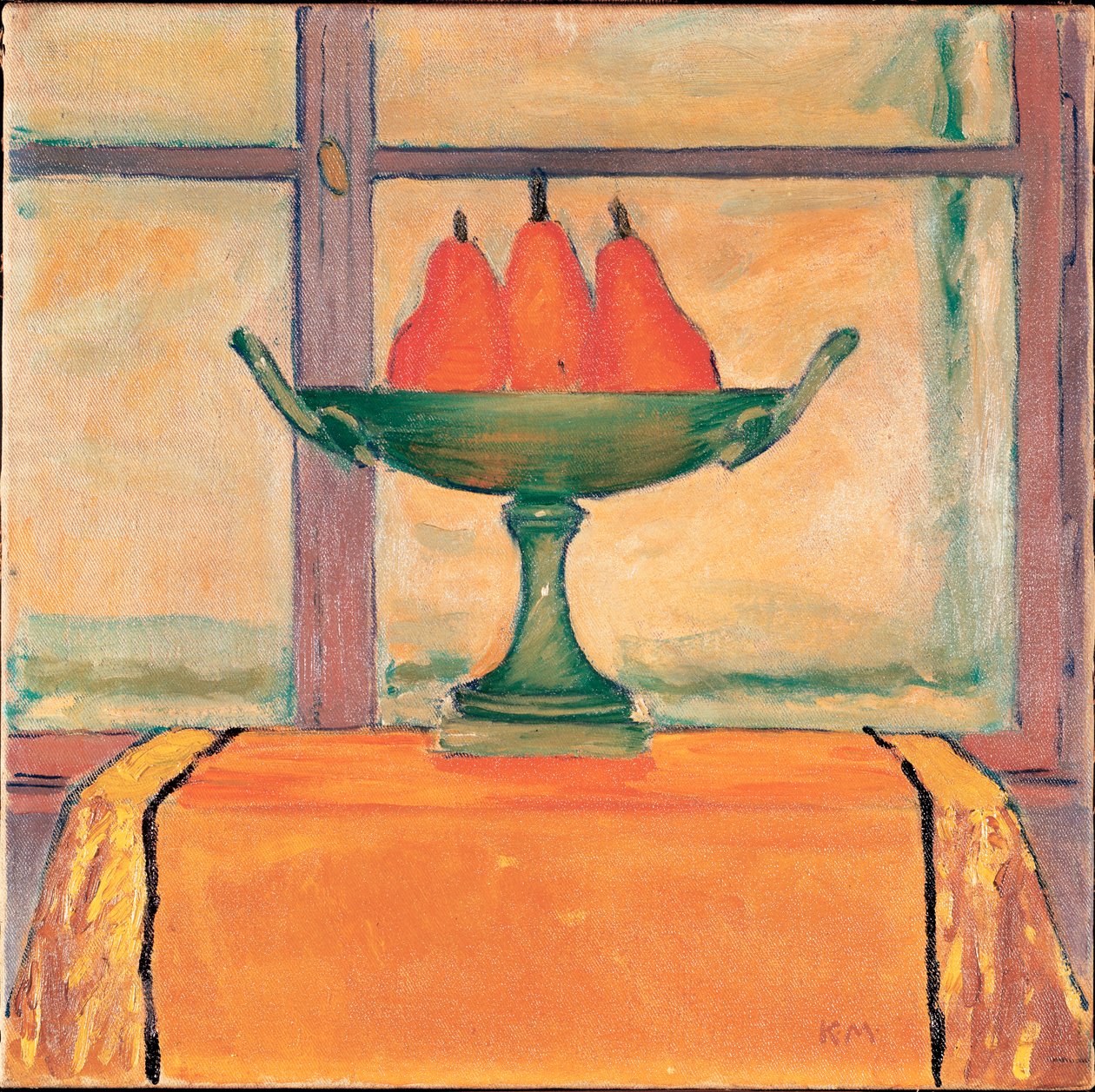 Früchtestilleben - Csendélet gyümölcsökkel ... (olaj, vászon) alkotó: Koloman Moser