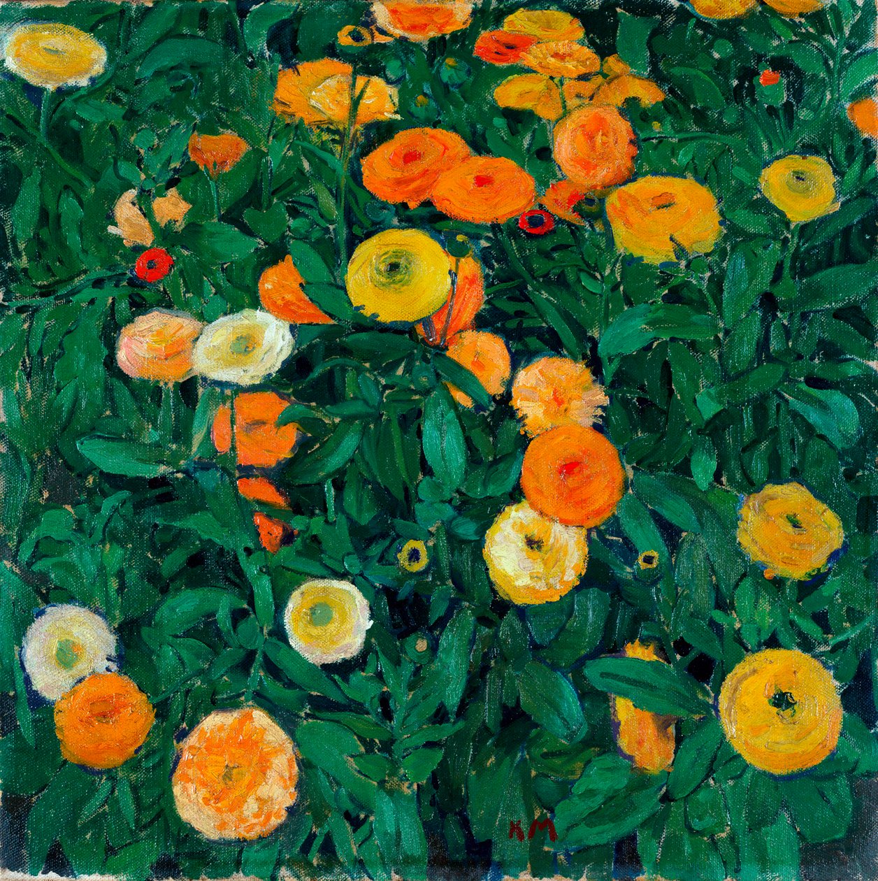 Körömvirág – Koloman Moser (1868-1918) festménye alkotó: Koloman Moser