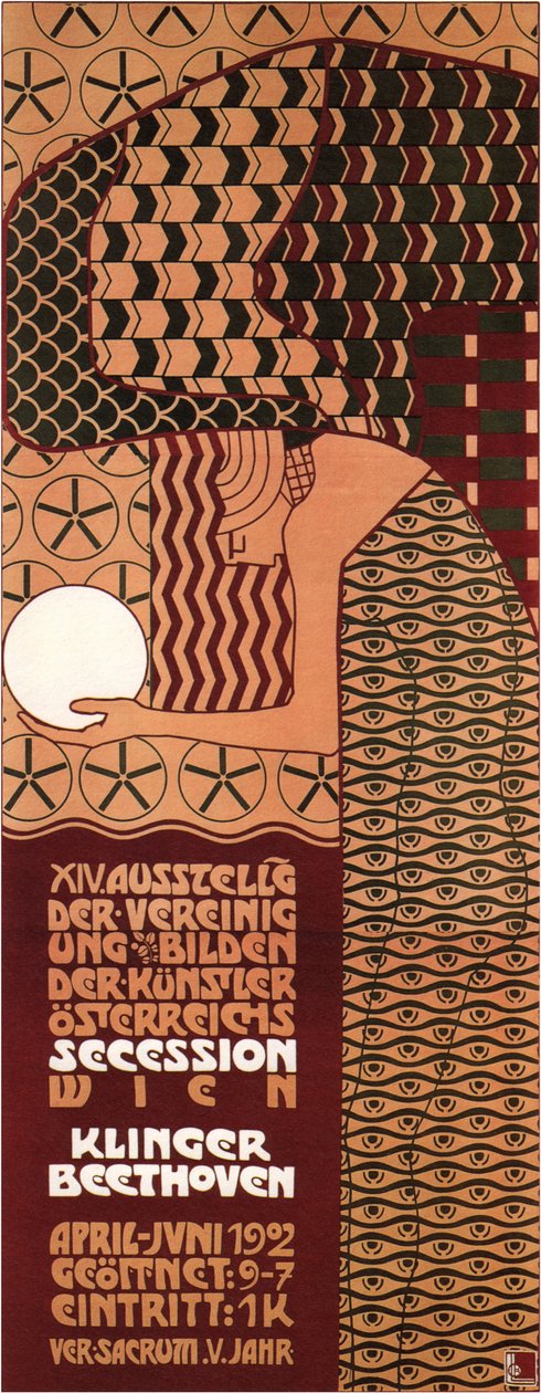 A bécsi szecessziós kiállítás plakátja, 1902 alkotó: Koloman Moser