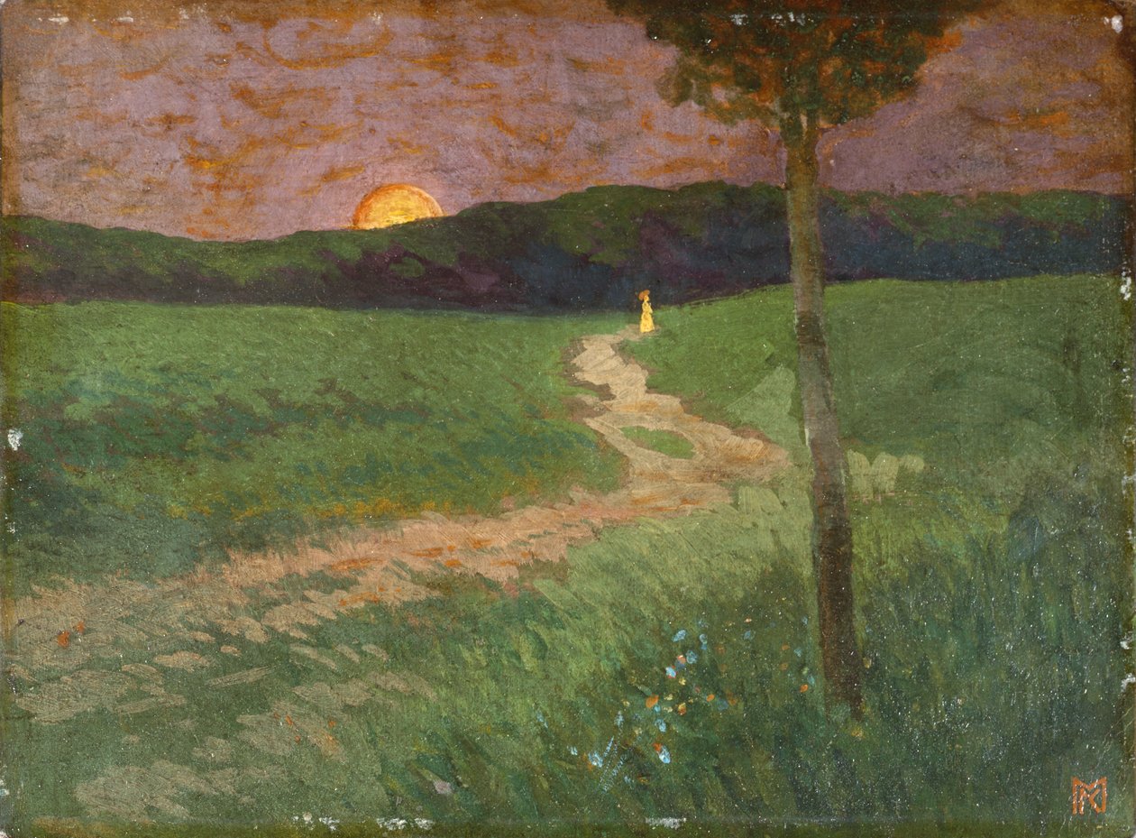 Nyári este (olaj, vászon) alkotó: Koloman Moser