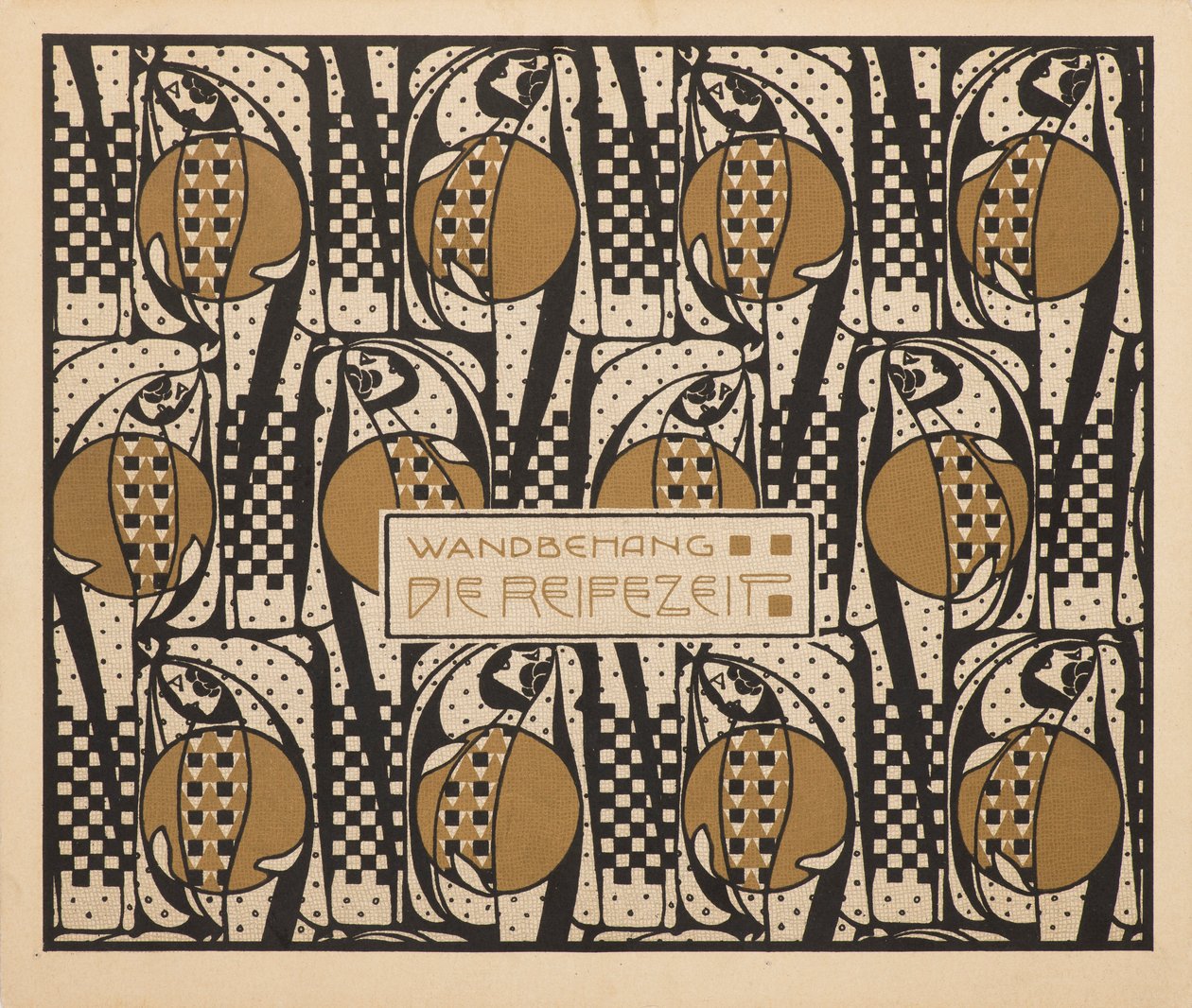 A termés ideje, 1901. alkotó: Koloman Moser
