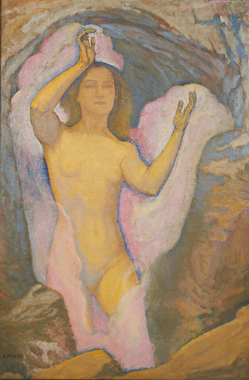Vénusz a barlangban III, 1916. alkotó: Koloman Moser