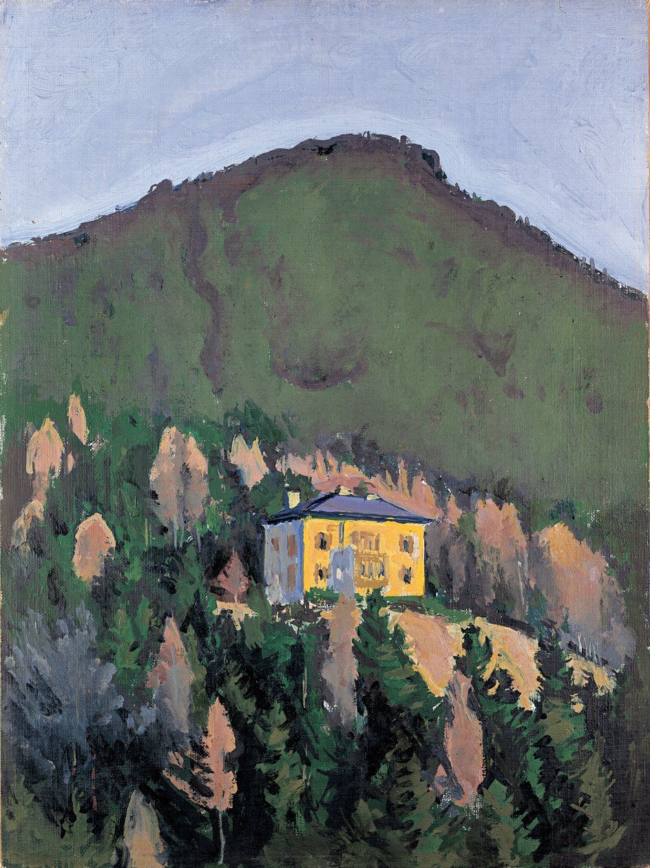 Villa Mautner Markhof am Semmering - Villa Mautner Markhof a Semmeringnél ... (olaj, vászon) alkotó: Koloman Moser