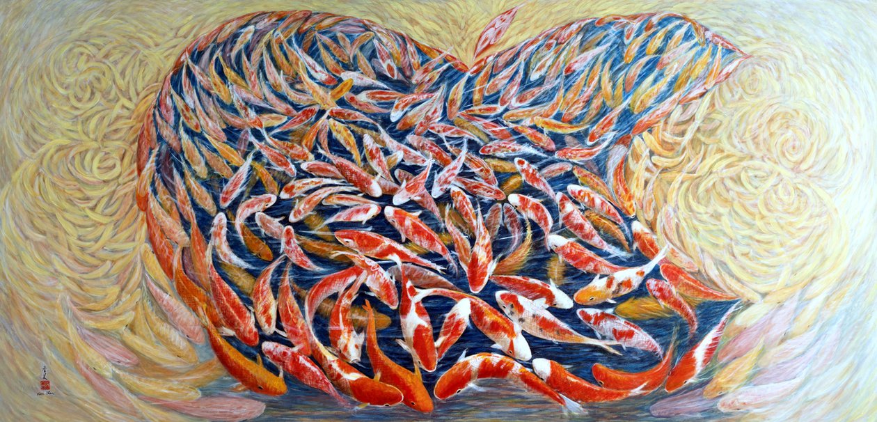 Én vagyok a legjobb, 2013 (keleti gouache rizspapíron) alkotó: Komi Chen