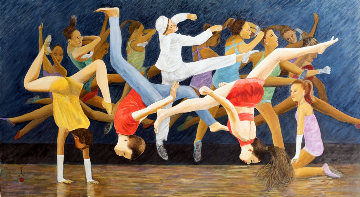Precious Children, 2014 (keleti gouache rizspapíron) alkotó: Komi Chen