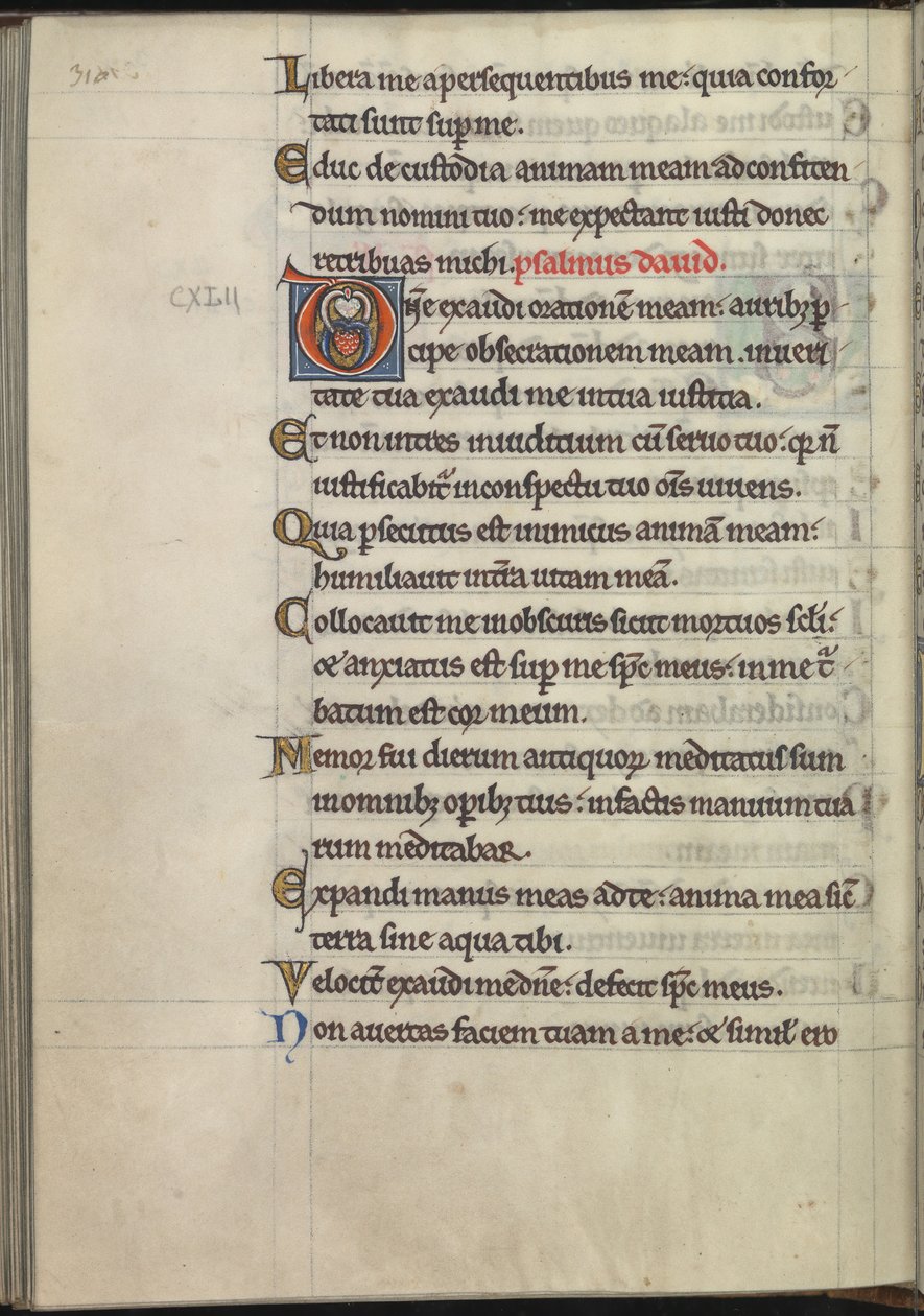 Akvitániai Eleanor zsoltára alkotó: Koninklijke Bibliotheek