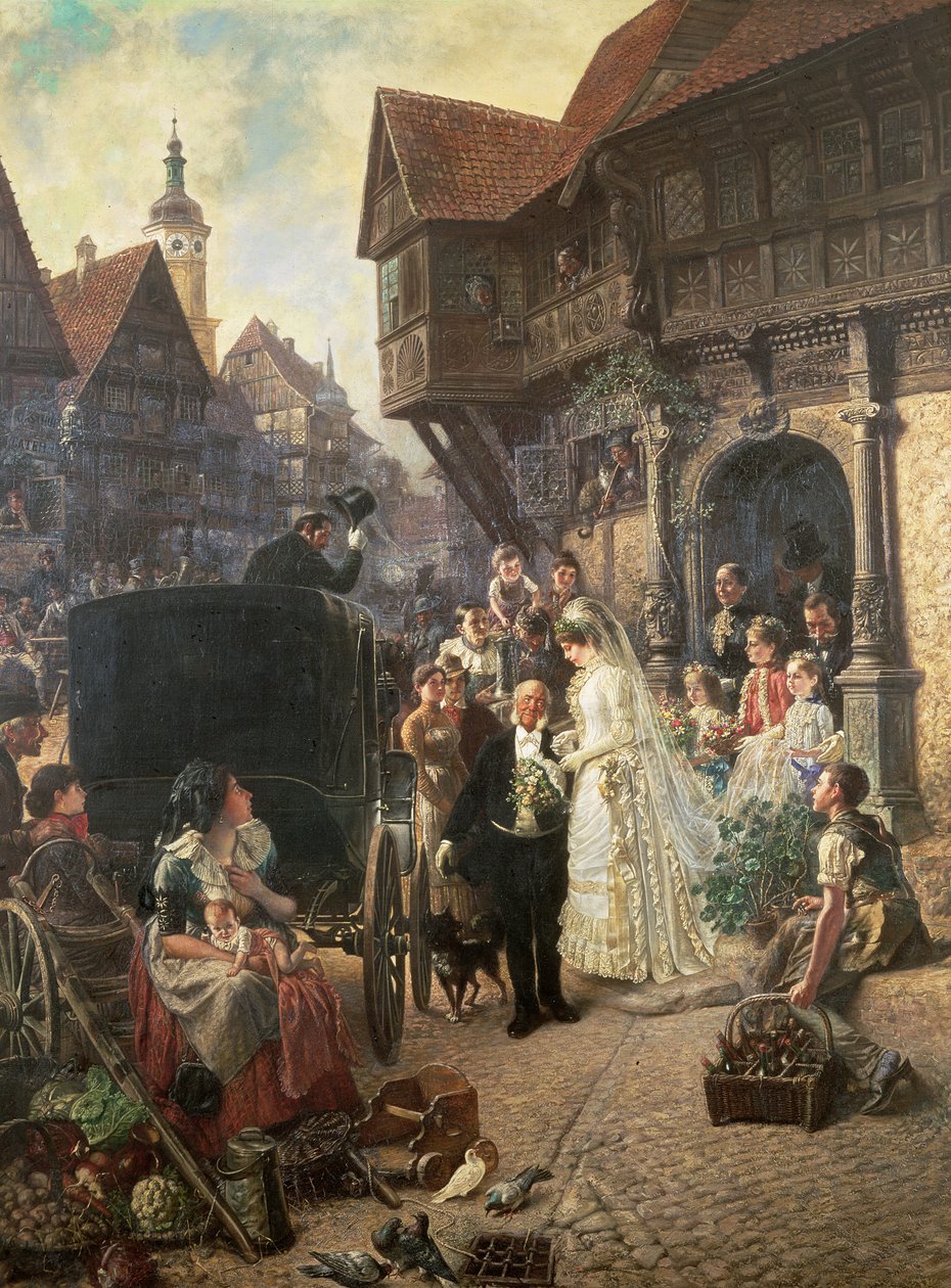 A menyasszony, 19. század alkotó: Konrad Beckmann