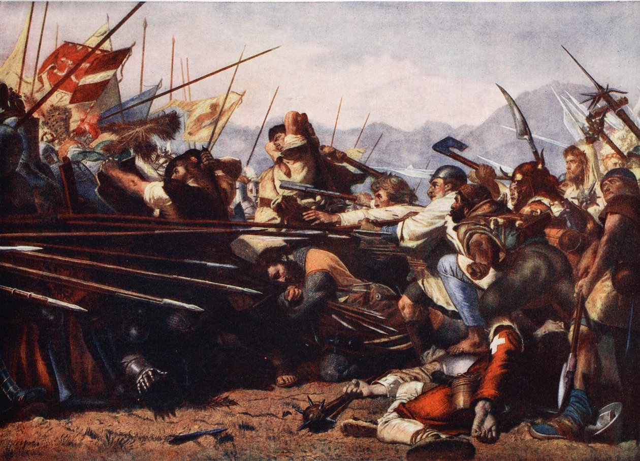A sempachi csata, 1386 alkotó: Konrad Grob