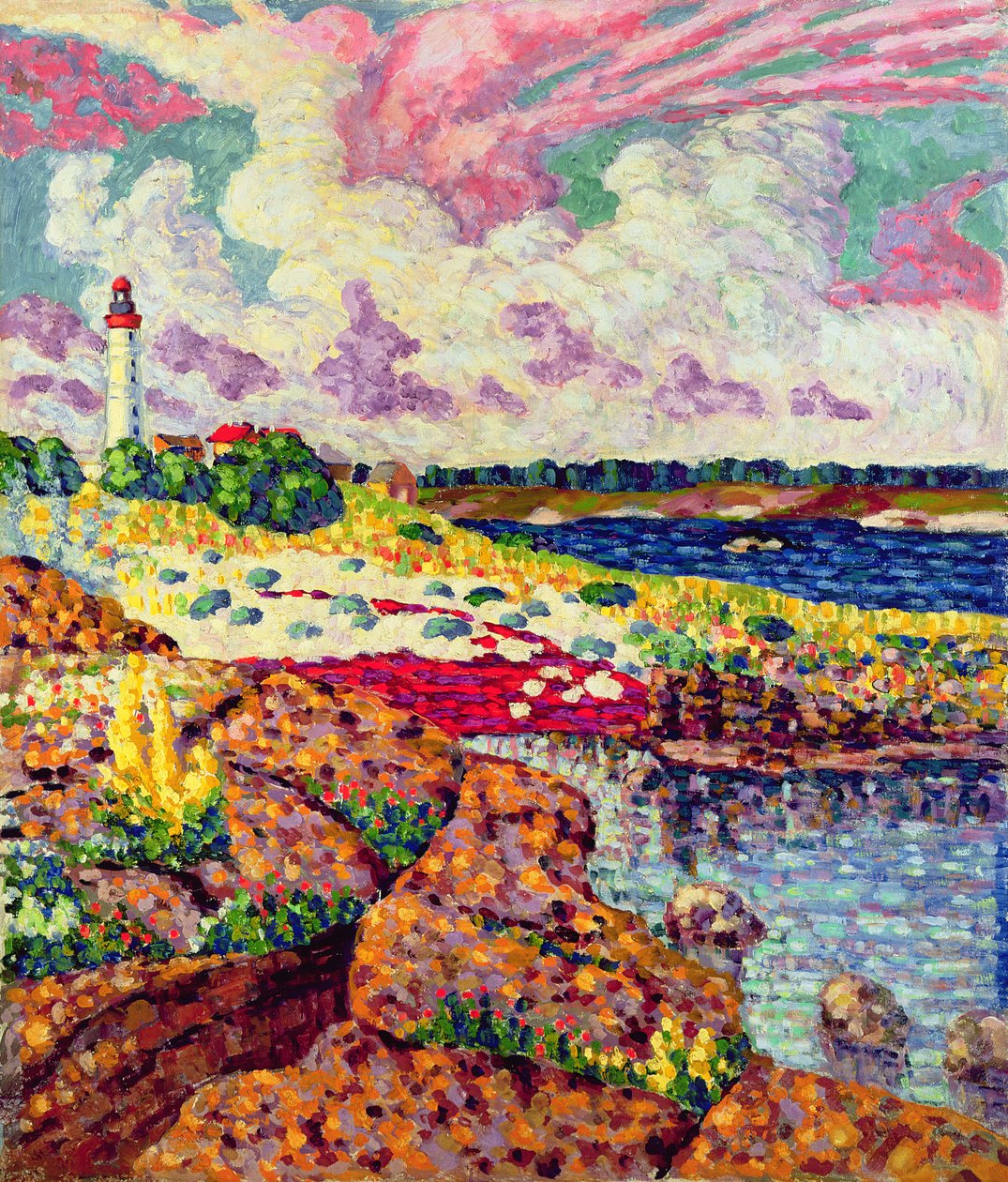 A vilsandi világítótorony, 1913-1914 körül alkotó: Konrad Magi