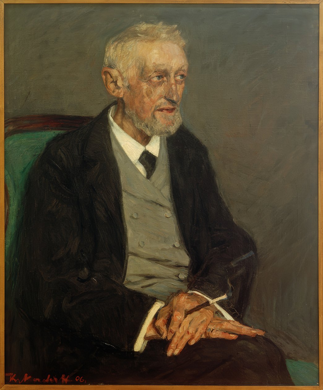 A művész édesapja alkotó: Konrad von Kardorff