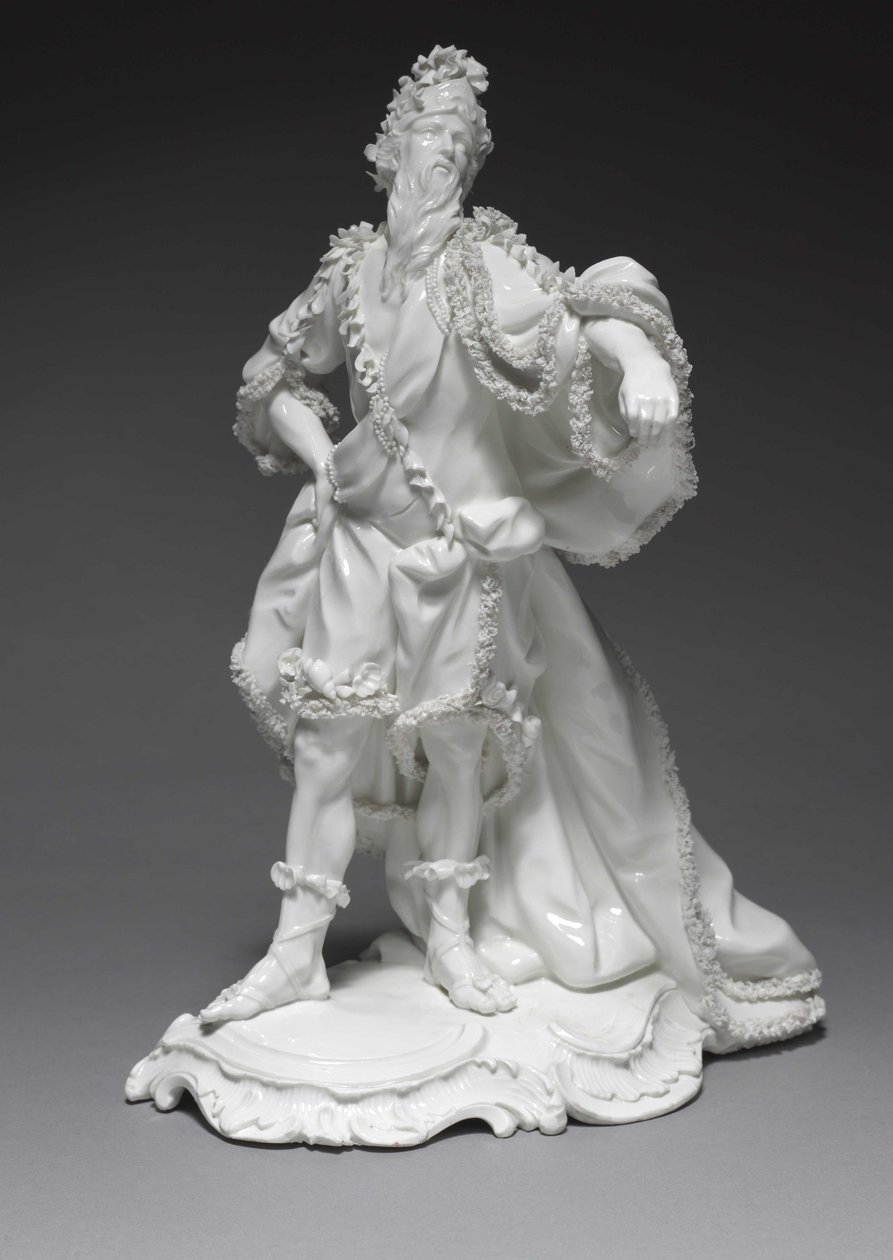 Oceanus, Frankenthal Porcelángyár, Németország, 1765 körül alkotó: Konrad Linck