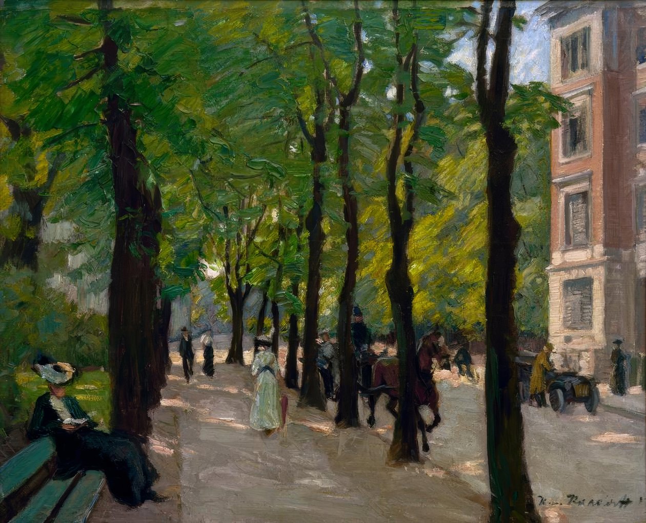 Queen Augusta Street a Calandrelli téren Berlinben alkotó: Konrad von Kardorff