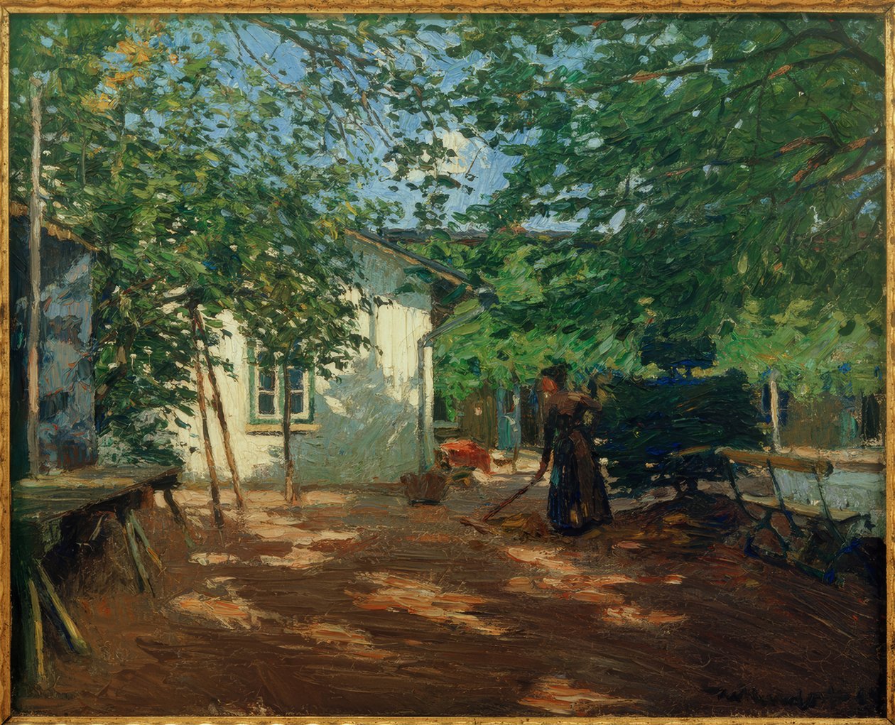 Étterem Kappeln közelében alkotó: Konrad von Kardorff