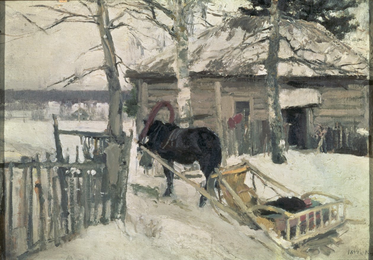 tél, 1894 alkotó: Konstantin Alekseevich Korovin