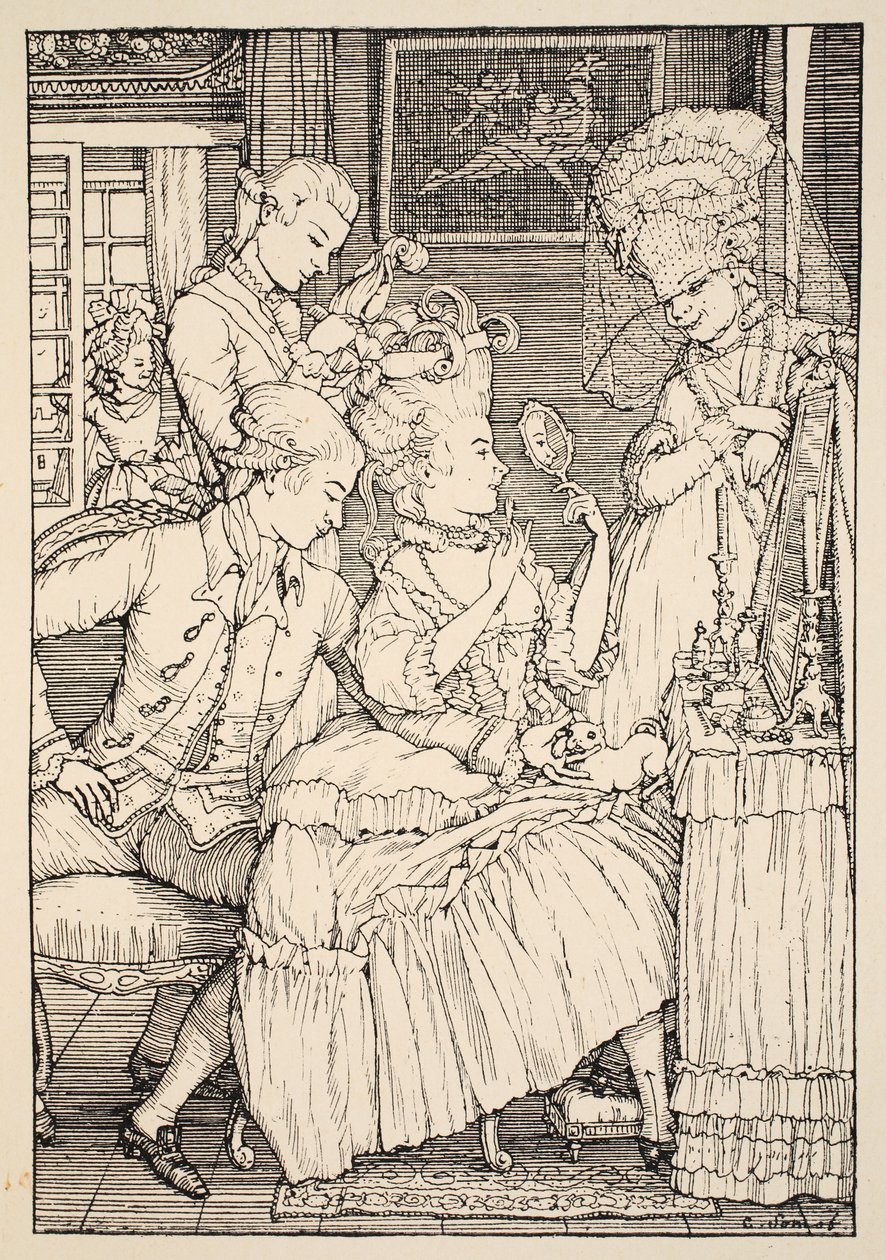 A WC, 1918 alkotó: Konstantin Andreevic Somov