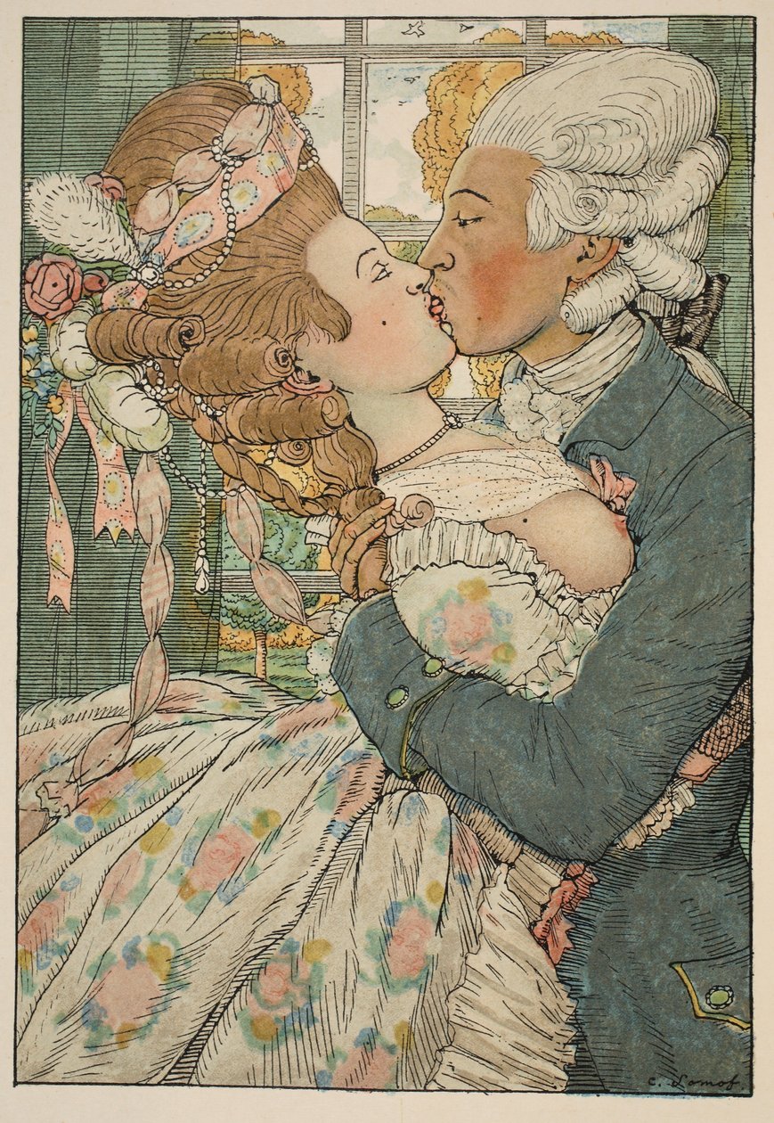 A csók, 1918 alkotó: Konstantin Andreevic Somov