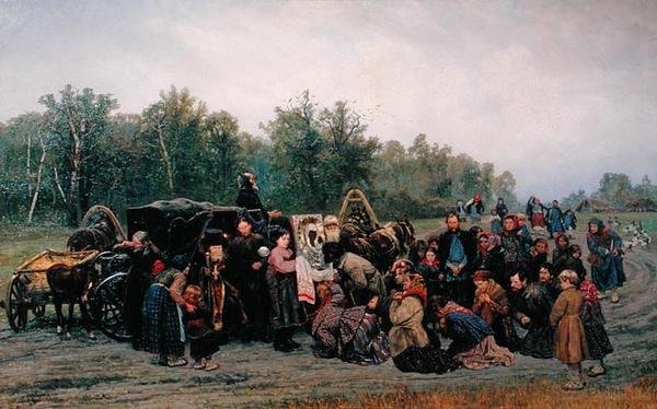 Az ikon üdvözlése, 1878 alkotó: Konstantin Apollonovich Savitsky
