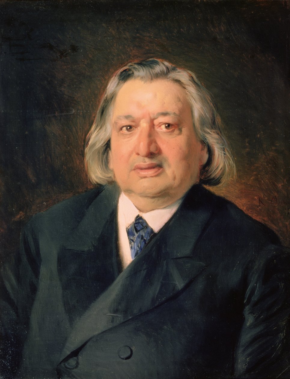Ossip Petrov (1807-78) portréja, 1870 alkotó: Konstantin Egorovich Makovsky