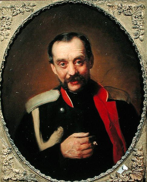 Cesar A. Kyui (1835-1918) zeneszerző portréja alkotó: Konstantin Egorovich Makovsky