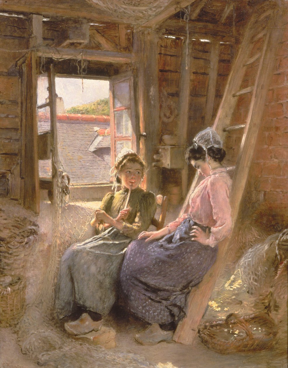 Két breton nő, 1904 alkotó: Konstantin Egorovich Makovsky