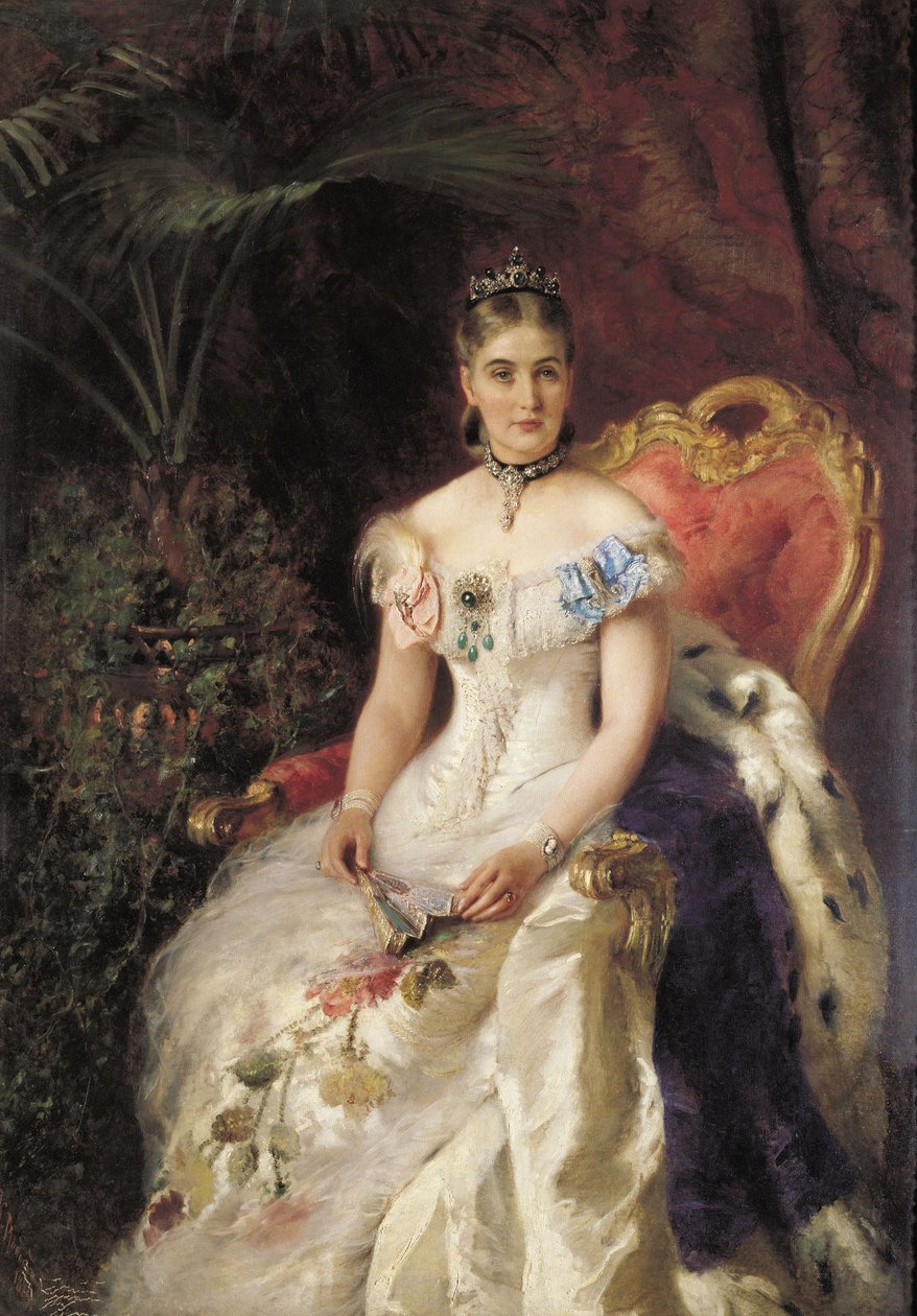 V. A. Volkonskaya grófnő portréja 1848-1924 alkotó: Konstantin Egorovich Makovsky