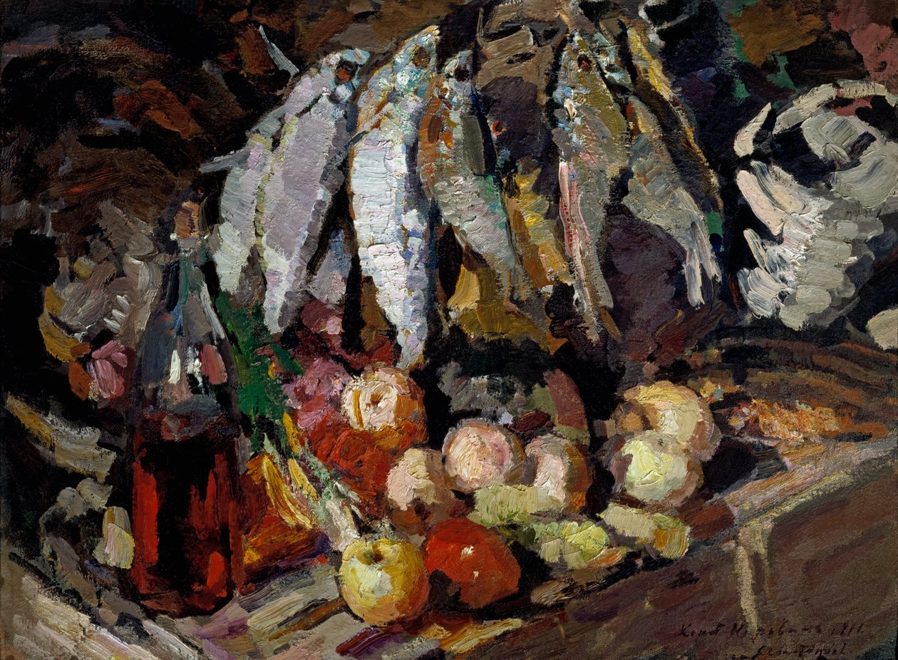 Hal, bor, gyümölcs alkotó: Konstantin Alekseevich Korovin