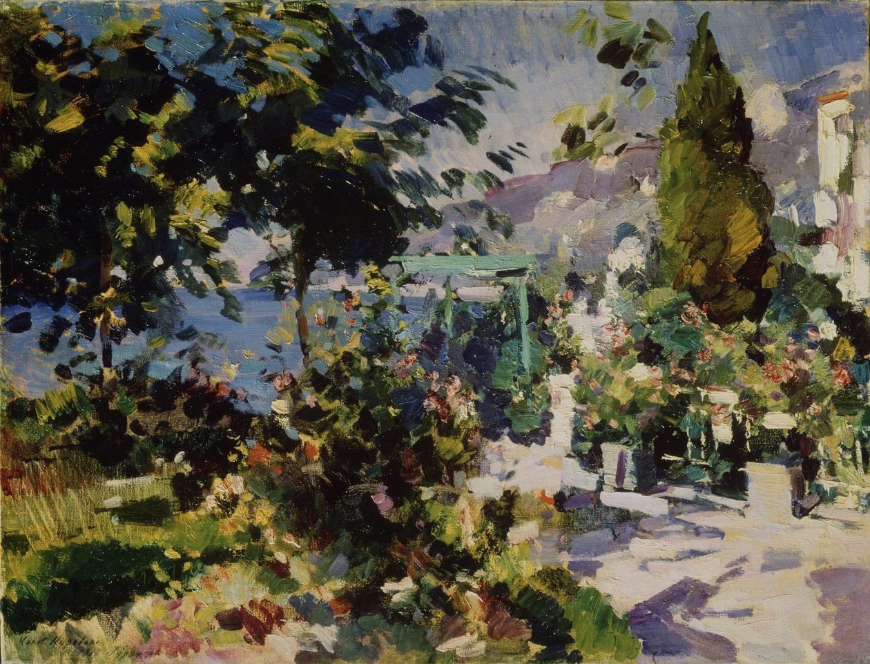 Gurzuf, 1917 alkotó: Konstantin Alekseevich Korovin