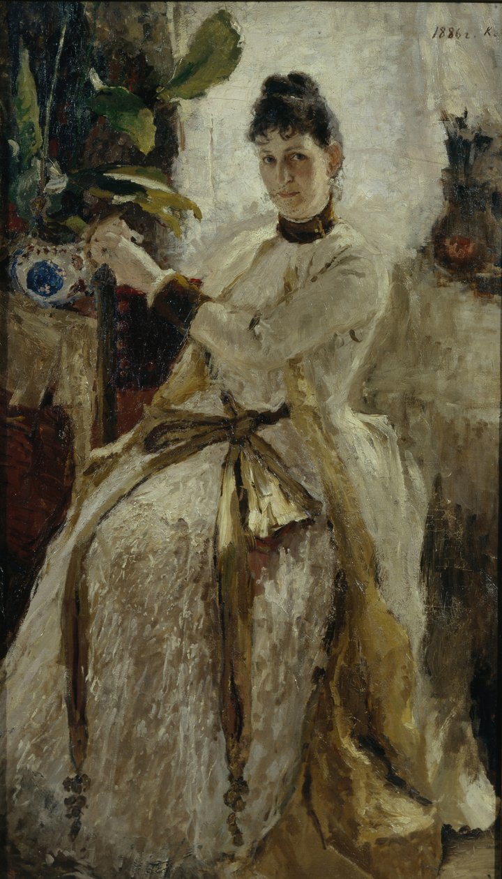 Contesse Szofja Nyikolajevna Golicina portréja, 1886 alkotó: Konstantin Alekseevich Korovin
