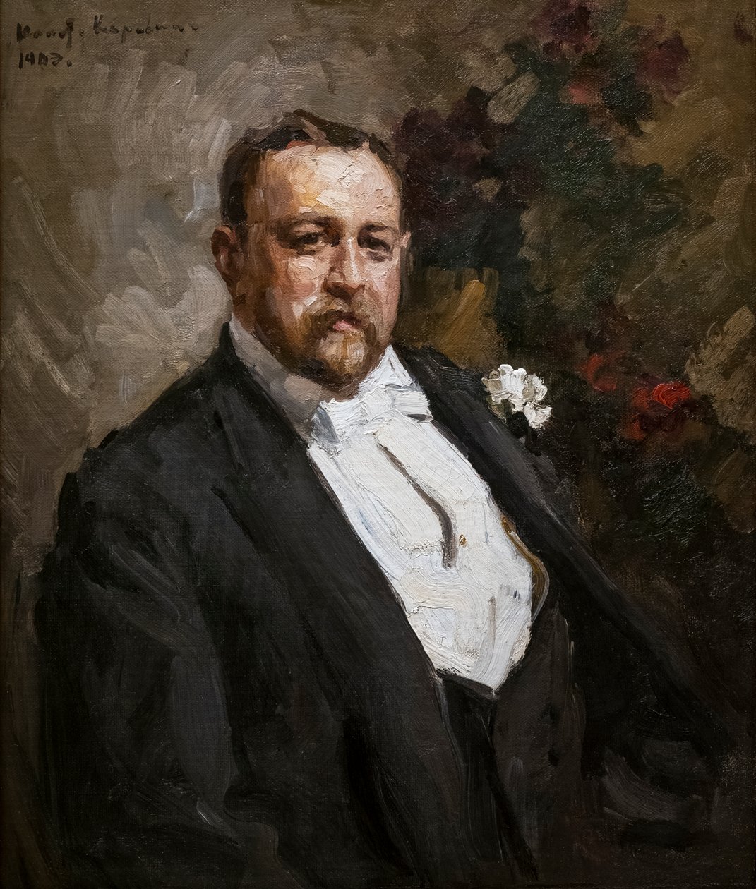 Ivan Abramovics Morozov portréja alkotó: Konstantin Alekseevich Korovin
