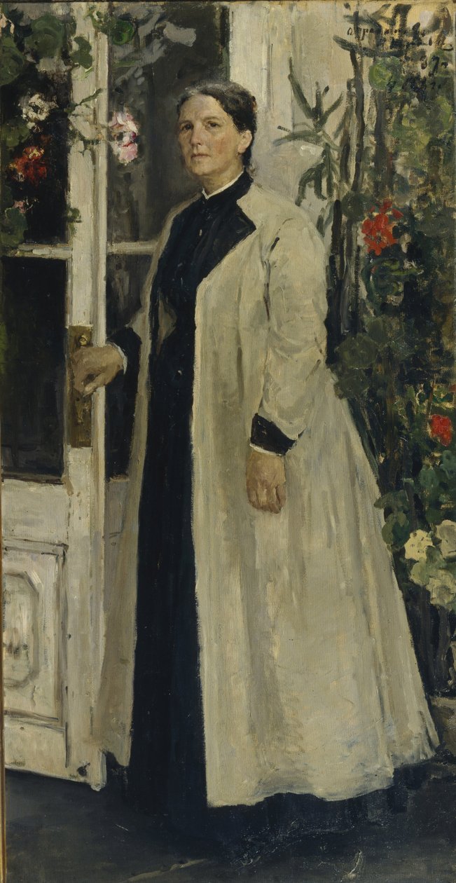 Olga Pavlovna Orlova portréja 1838-1926 alkotó: Konstantin Alekseevich Korovin